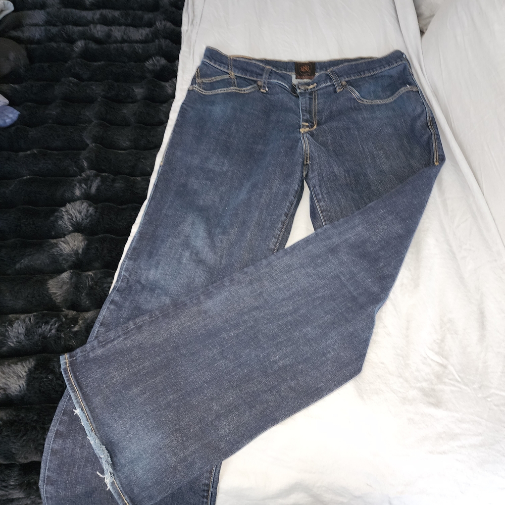 Mens Rock & Republic Blue Boot Cut Jeans